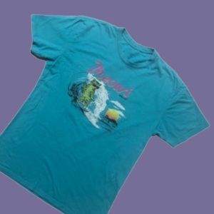 Meowi Hawaii Cat surfing graphic tshirt